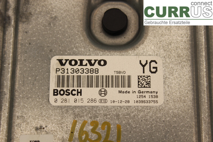 VOLVO V70      08-13 Engine Control Unit (ECU) 31303388 2.4D5/D5244T10