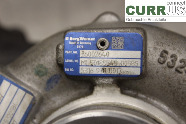 VOLVO V70      08-13 Turbolader 36010145 2.4D5/D5244T10