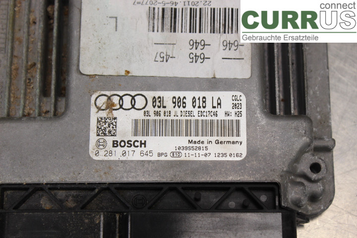 AUDI A6/S6 4G   11-18 Engine Control Unit (ECU) 03L906018LA 2.0TDi/CGLC