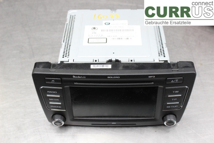 SKODA YETI Radio CD / Multimedia panel 1Z0035156G 2.0TDi/CFHC