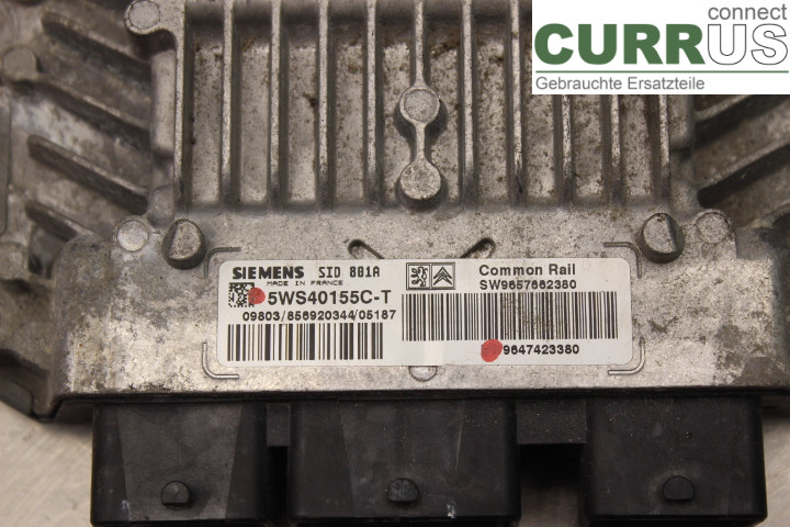 PEUGEOT PARTNER   03-08 Engine Control Unit (ECU) 9647423380 