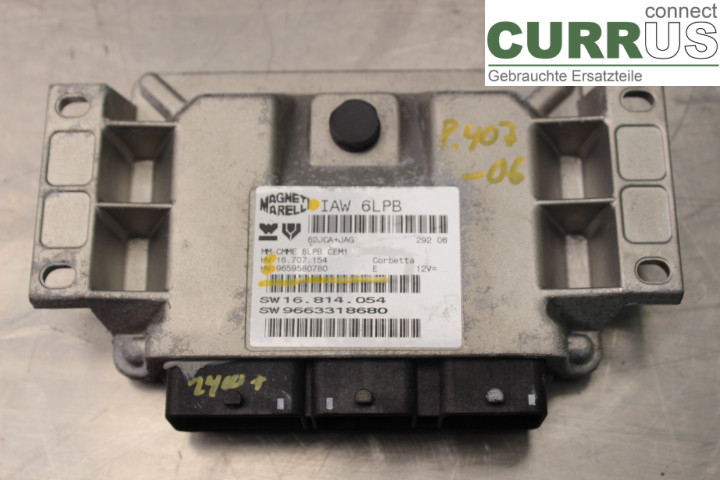 PEUGEOT 407 Engine Control Unit (ECU) 9659580780 