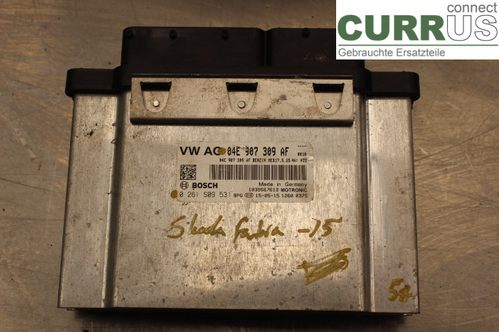 SKODA FABIA         07-14 Engine Control Unit (ECU) 04E907309AF 