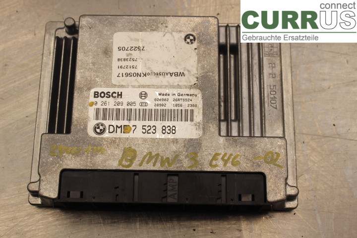 BMW 3 E46 98-05 Engine Control Unit (ECU) 7523838