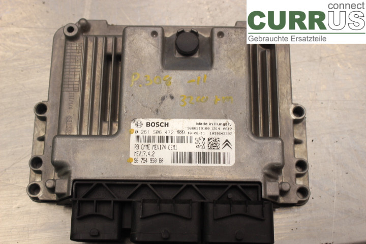 PEUGEOT 308 08-13 Engine Control Unit (ECU) 9675495080 