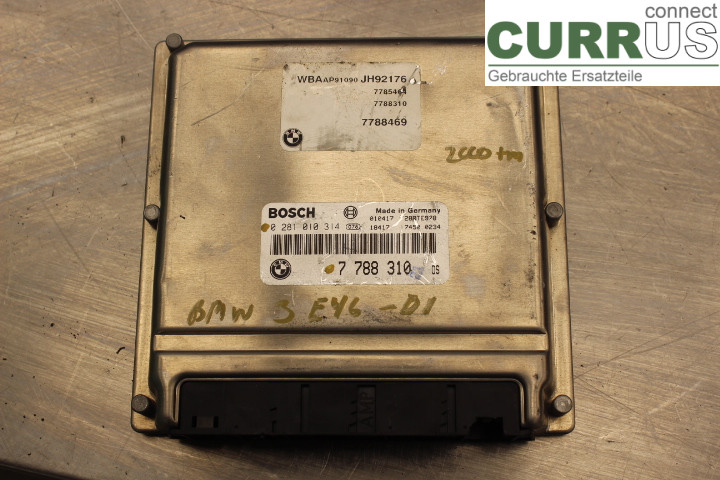 BMW 3 E46 98-05 Engine Control Unit (ECU) 7788310