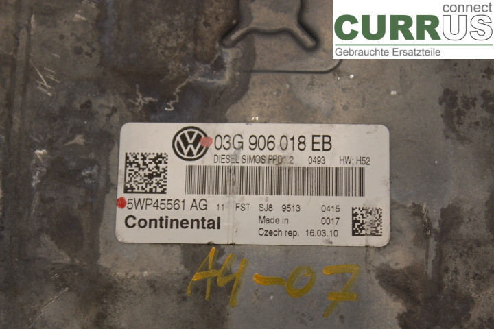 AUDI A4/S4  05-07 Engine Control Unit (ECU) 03G906018EB 