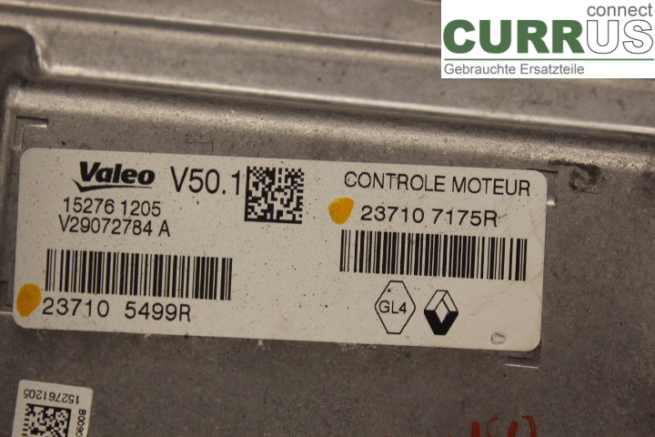 RENAULT CLIO IV   12-16 Engine Control Unit (ECU) 237107175R 