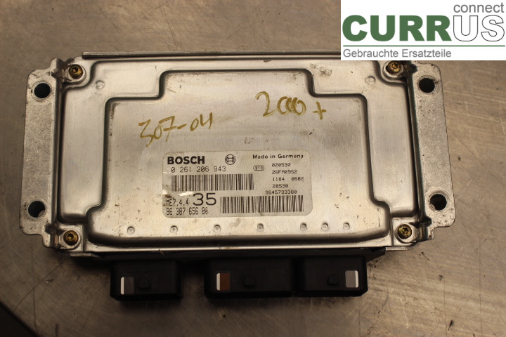 PEUGEOT 307     01-05 Engine Control Unit (ECU) 9638765680 