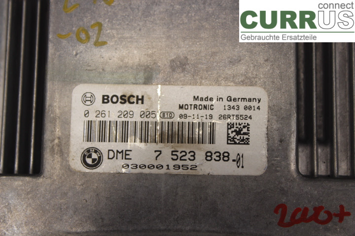 BMW 3 E46      98-05 Engine Control Unit (ECU) 7523838 