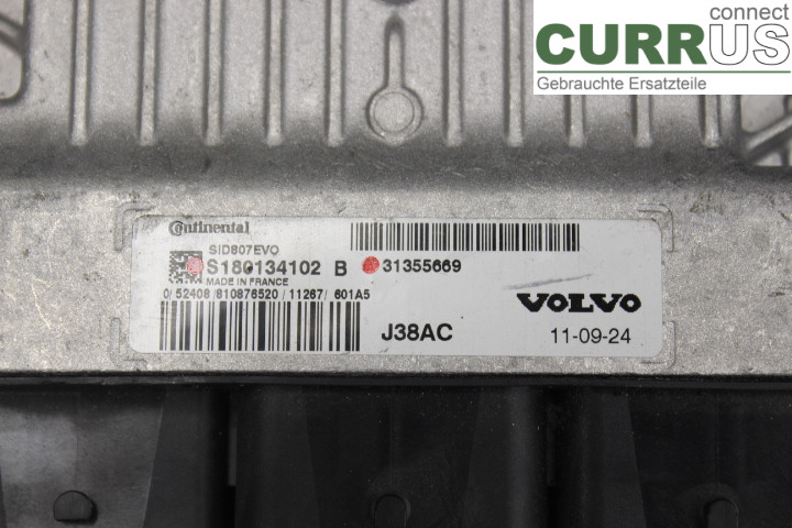 VOLVO V60  11-13 Engine Control Unit (ECU) 31355669 