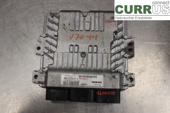 VOLVO V70    14-16 Engine Control Unit (ECU) 31355712 
