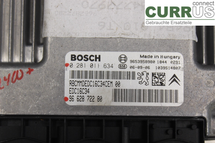 PEUGEOT 307     05-08 Engine Control Unit (ECU) 9662872280 