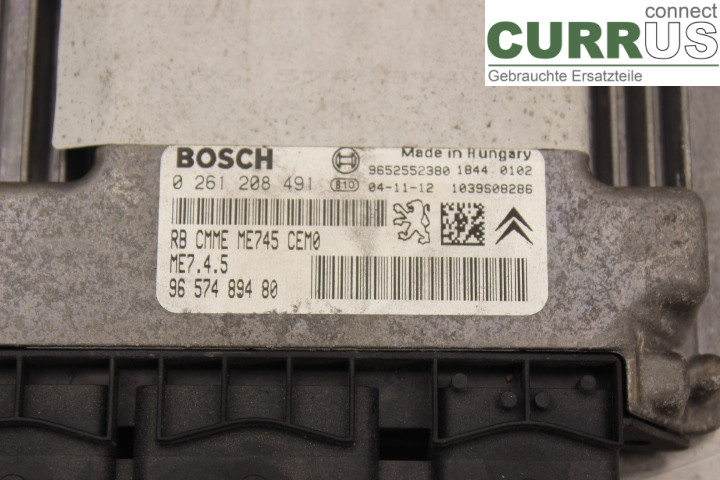 CITROEN C4 I   05-10 Engine Control Unit (ECU) 9657489480 1,6i/NFU