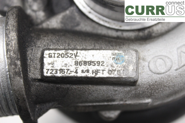 VOLVO V70      05-08 Turbo charger 8689592 2.4D5/D5244T