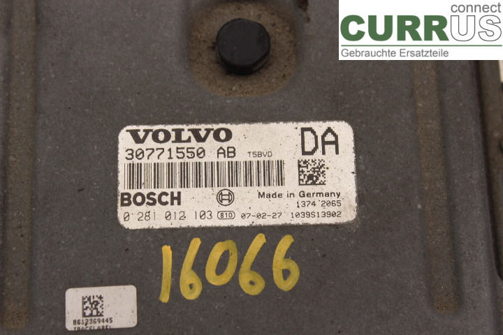 VOLVO XC70   05-07 Engine Control Unit (ECU) 30771550AB 2.4D/D5244T4