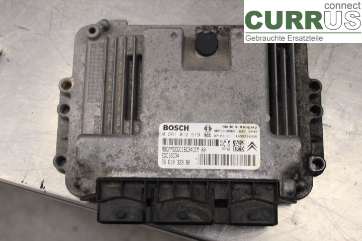 CITROEN BERLINGO  03-07 Engine Control Unit (ECU) 9661032980 1.6HDi/9HX