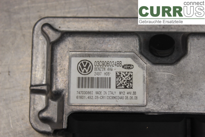 VW CADDY      04-10 Engine Control Unit (ECU) 03C906024BB 1.4i/BUD