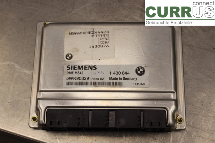 BMW 3 E46 98-05 Engine Control Unit (ECU) 1430844 2,8i/M52TUB28