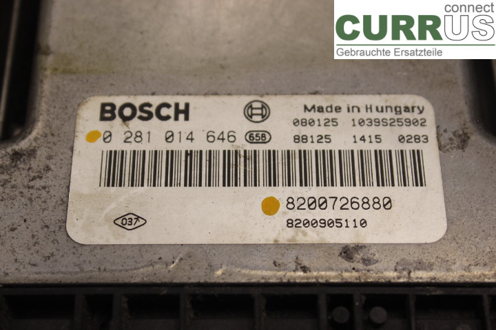 OPEL VIVARO 01-14 Engine Control Unit (ECU) 8200726880 