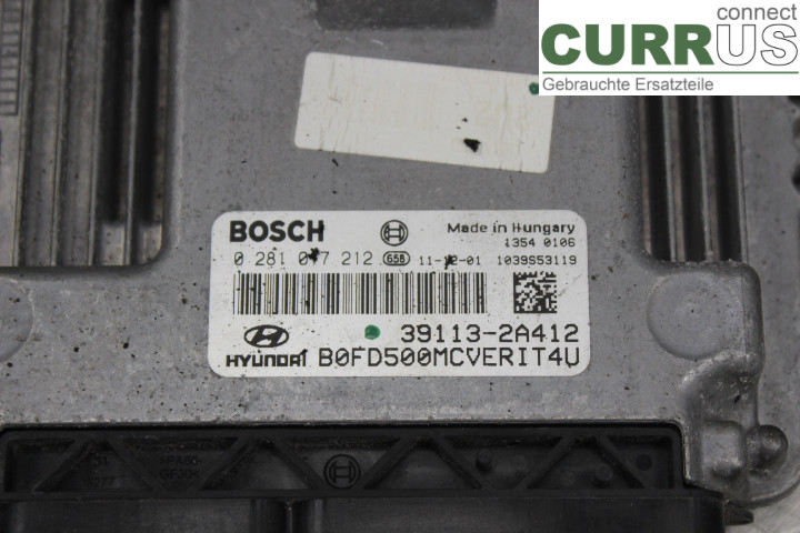 HYUNDAI i30   07-12 Engine Control Unit (ECU) 391132A412 1.6CRDi/D4FB