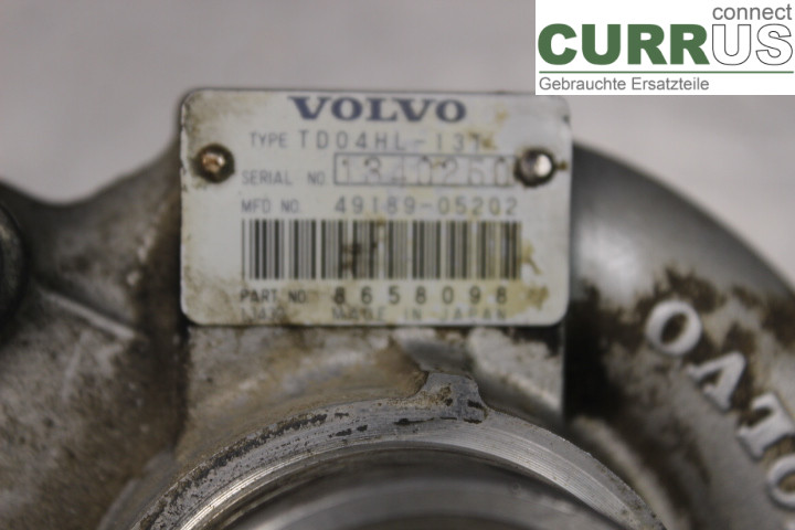 VOLVO S60      01-04 Turbolader  2,4T/B5244T3