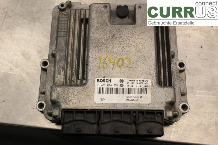 RENAULT LAGUNA III 08-10 Motorens styreenhed (ECU) 8200726880 2.0DCi/M9R802
