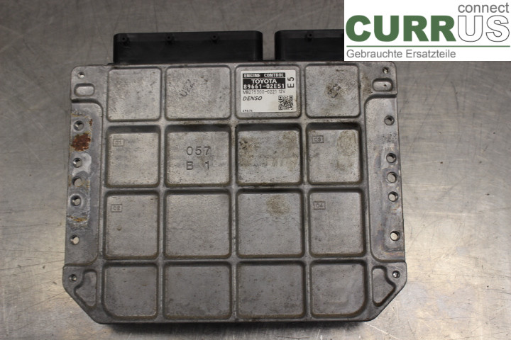 TOYOTA AURIS 07-09 Engine Control Unit (ECU) 8966102E51 1.6i/1ZRFE