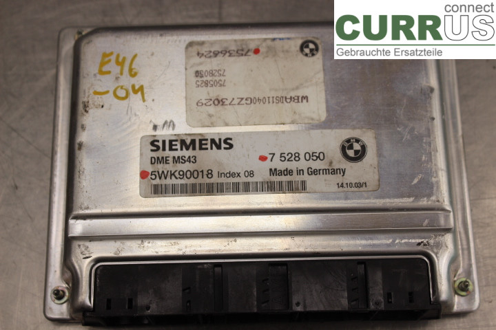 BMW 3 E46 98-05 Engine Control Unit (ECU) 7528050