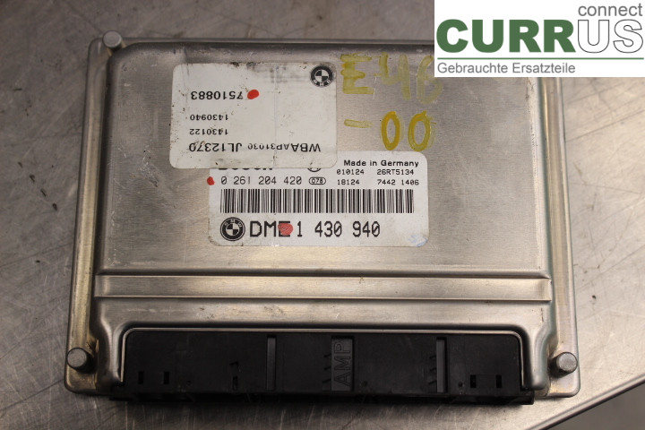 BMW 3 E46 98-05 Engine Control Unit (ECU) 1430940