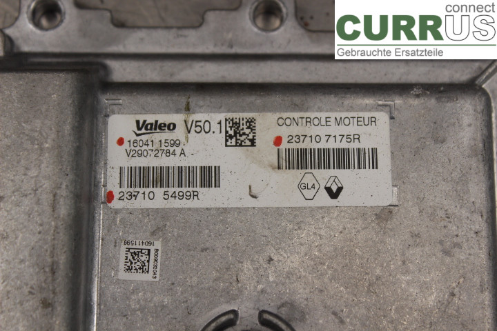 RENAULT CLIO IV   12-16 Engine Control Unit (ECU) 237105499R 