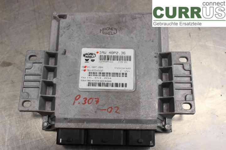 PEUGEOT 307     01-05 Engine Control Unit (ECU) 9644954680 