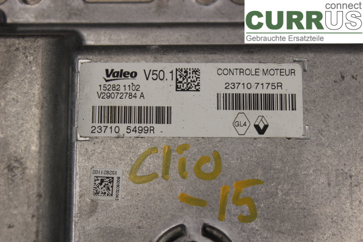 RENAULT CLIO IV   12-16 Engine Control Unit (ECU) 237105499R 