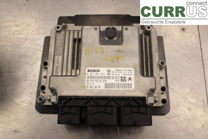 CITROEN C3    05-10 Engine Control Unit (ECU) 9666235880 