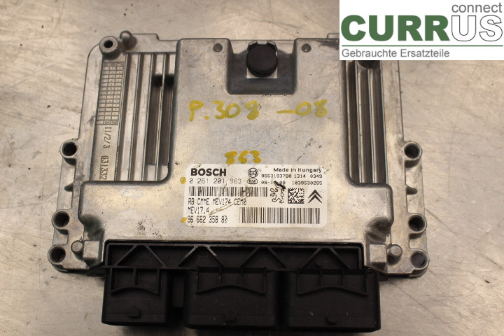 PEUGEOT 308 08-13 Engine Control Unit (ECU) 9666235880 