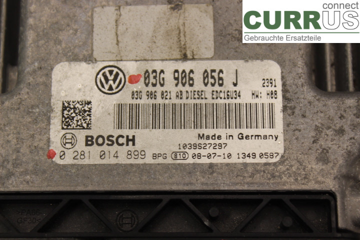 VW GOLF V      04-09 Engine Control Unit (ECU) 0281014899 