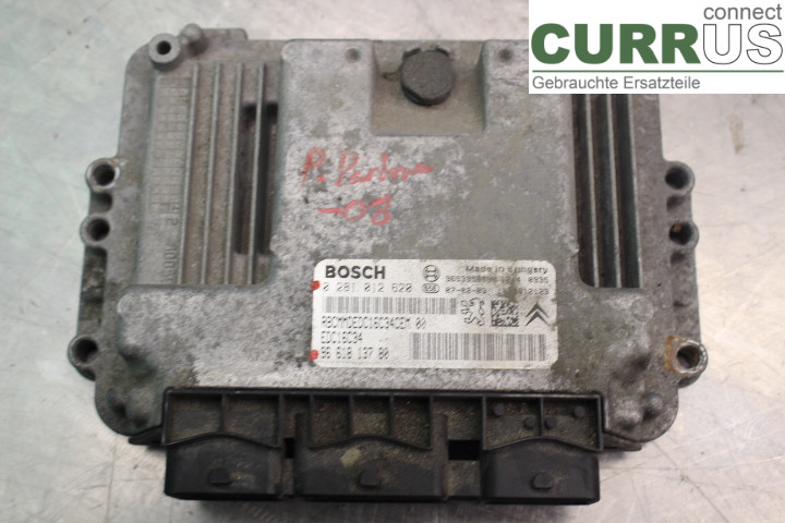 PEUGEOT PARTNER   08-15 Engine Control Unit (ECU) 9661813780 