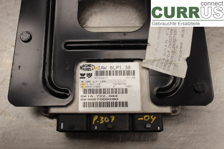 PEUGEOT 307     01-05 Engine Control Unit (ECU) 9654792980 