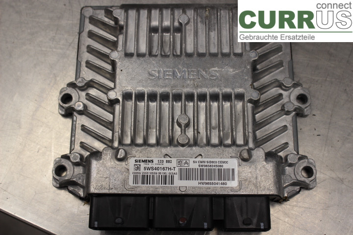 PEUGEOT 407 Engine Control Unit (ECU) 9655041480 2.0HDi/RHR