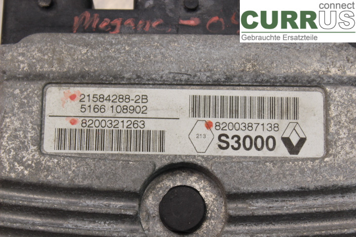 RENAULT MÉGANE II  03-05 Engine Control Unit (ECU) 8200387138 