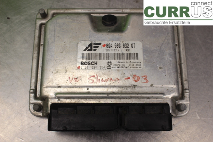 VW SHARAN      01-10 Engine Control Unit (ECU) 06A906032GT 