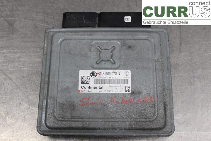 SKODA FABIA         07-14 Engine Control Unit (ECU) 03F906070N 