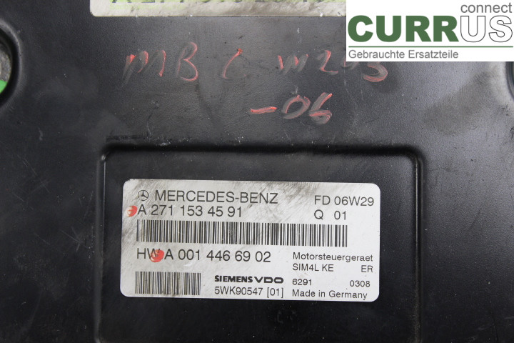 MB C (203)       00-07 Engine Control Unit (ECU) A2710102545 