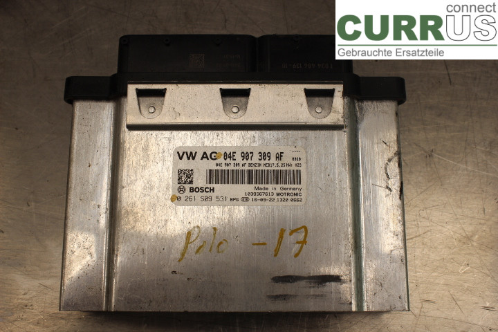 VW POLO 10-17 Engine Control Unit (ECU) 04E907309AF