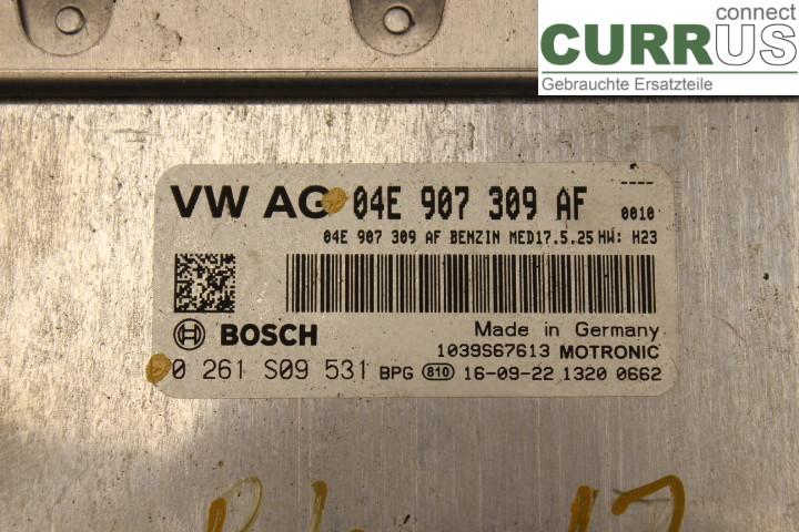 VW POLO       10-17 Engine Control Unit (ECU) 04E907309AF 