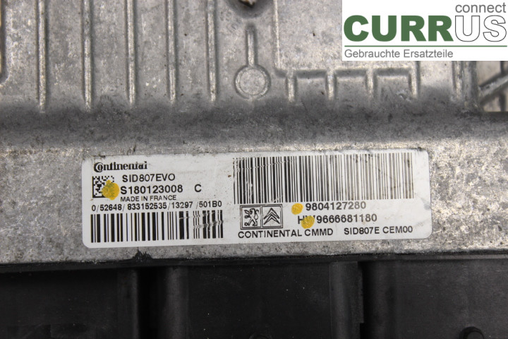 PEUGEOT 508  11-18 Engine Control Unit (ECU) 9666681180 