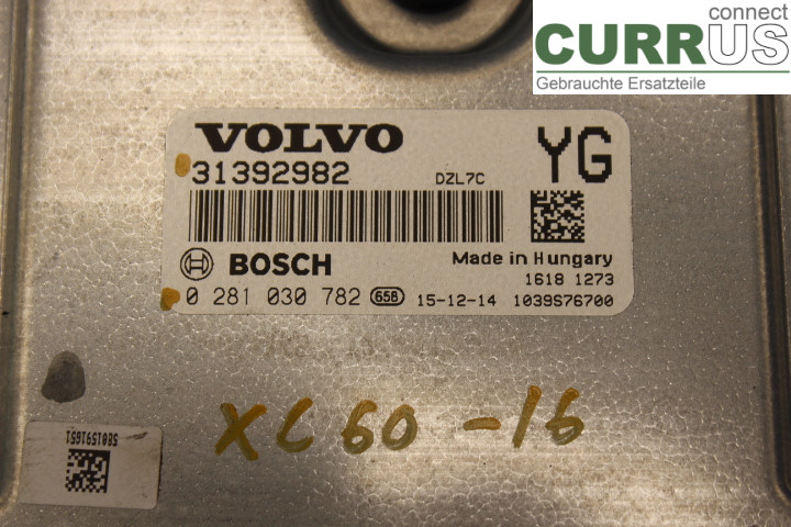 VOLVO XC60  14-17 Sterownik silnika (ECU) 31392982 