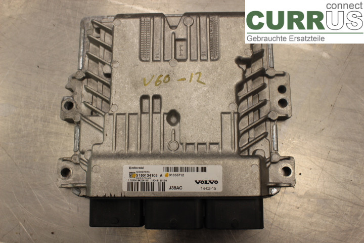 VOLVO V60  11-13 Engine Control Unit (ECU) 31355712 