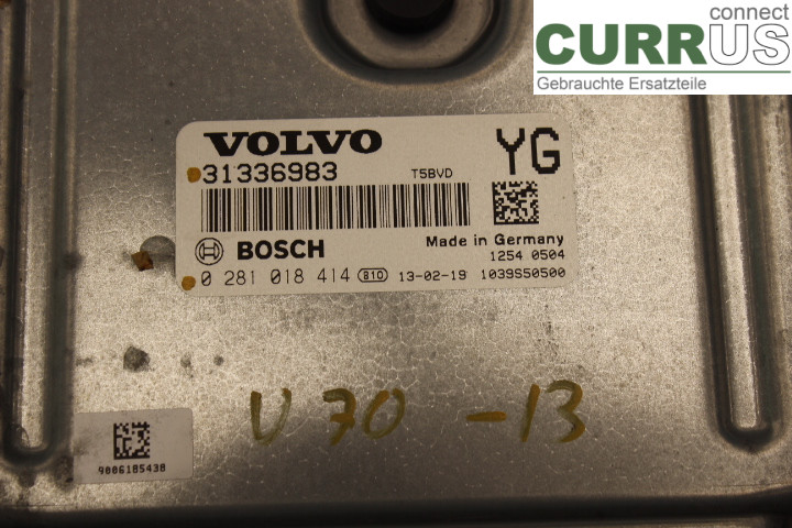 VOLVO V70      08-13 Engine Control Unit (ECU) 31336983 