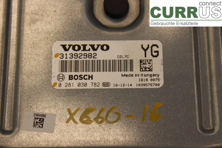 VOLVO XC60  14-17 Sterownik silnika (ECU) 31392982 